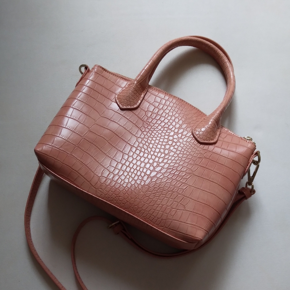 Pink handbag